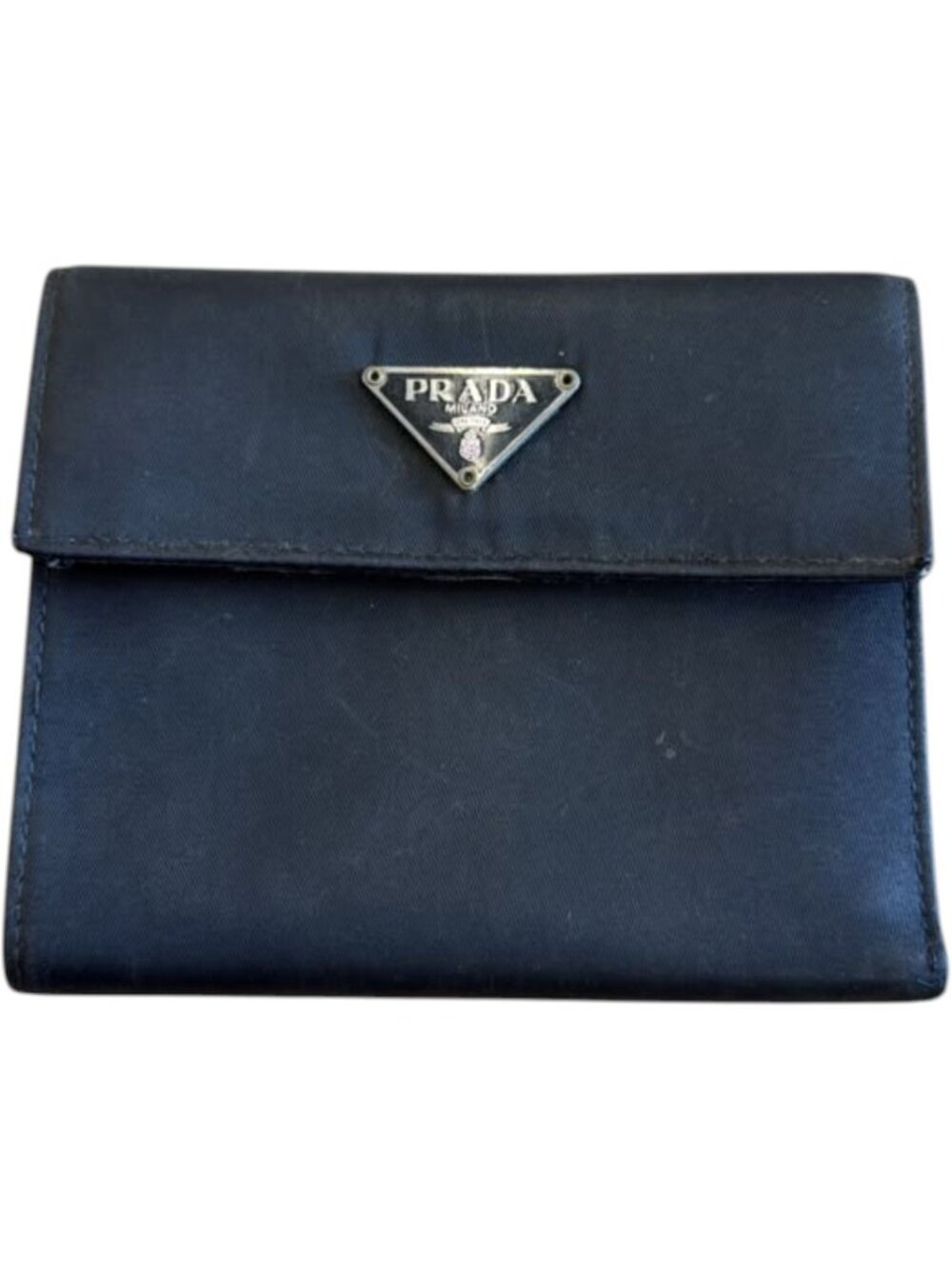 737146CR C1 Prada Wallet Black Leather